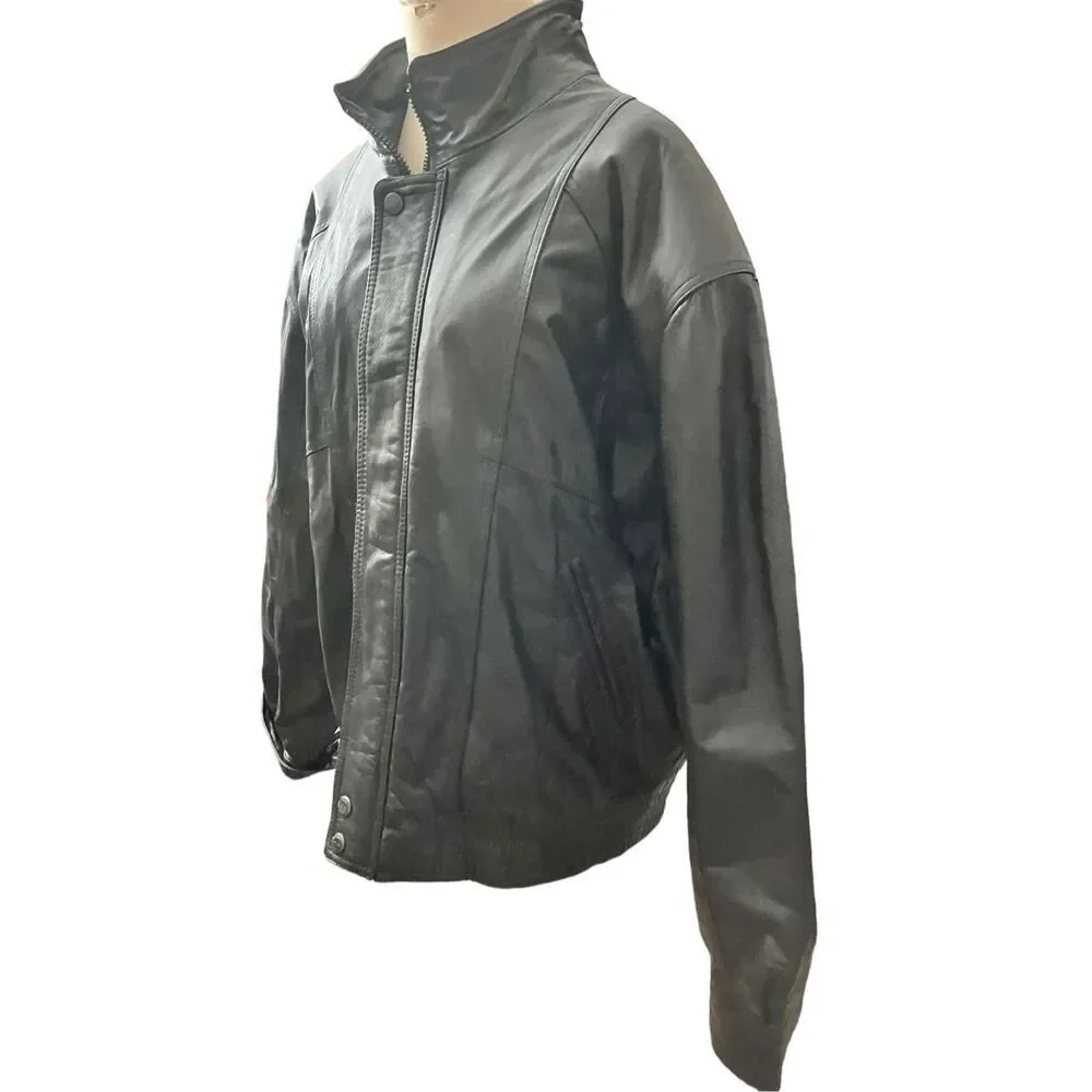 Expressions Worldwide Men’s Leather Jacket / SZ: XL (42-44)